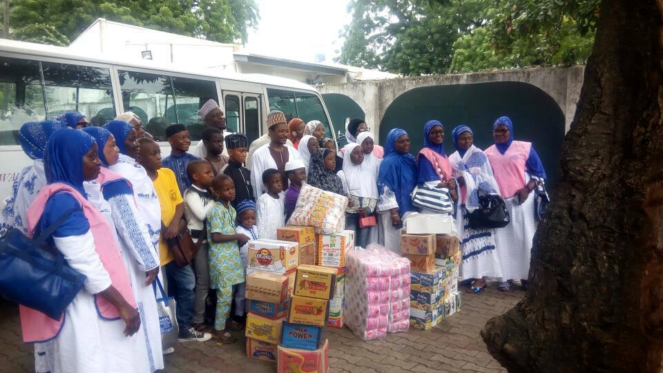 NASFAT Children donated gift items to Bab Salam Motherless babies home